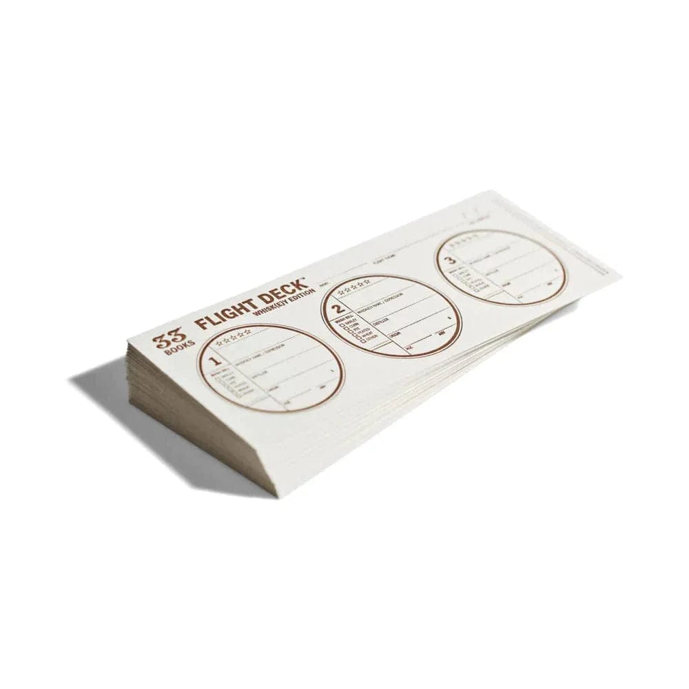 33 Books USA – Flight Board – Black Walnut – Whisky Tastings - Mood4whisky