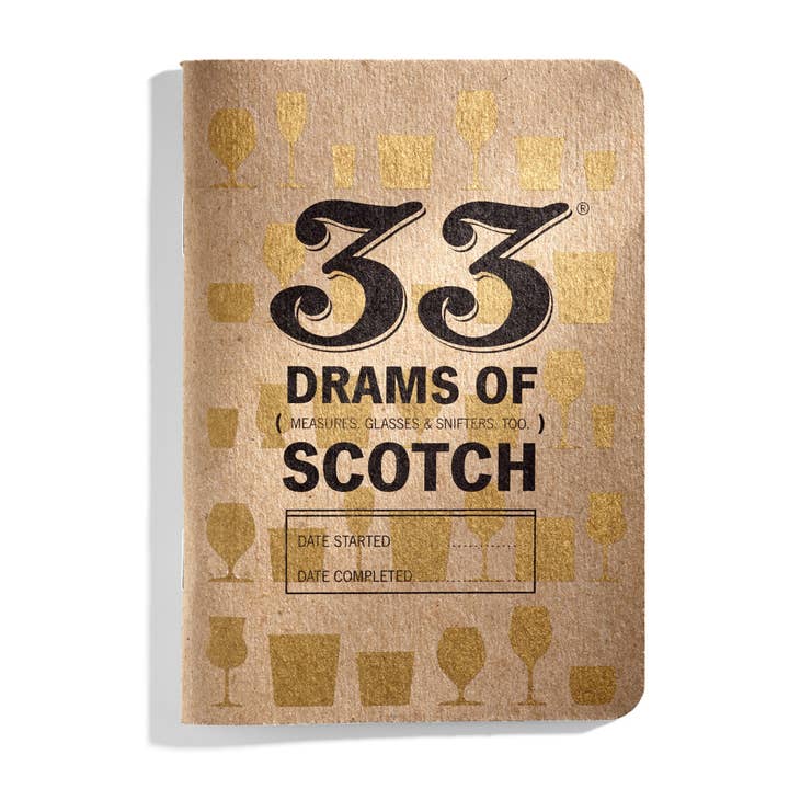 33 Books USA – Tasting Journal – Eco - Friendly Design – Pocket Size - Mood4whisky