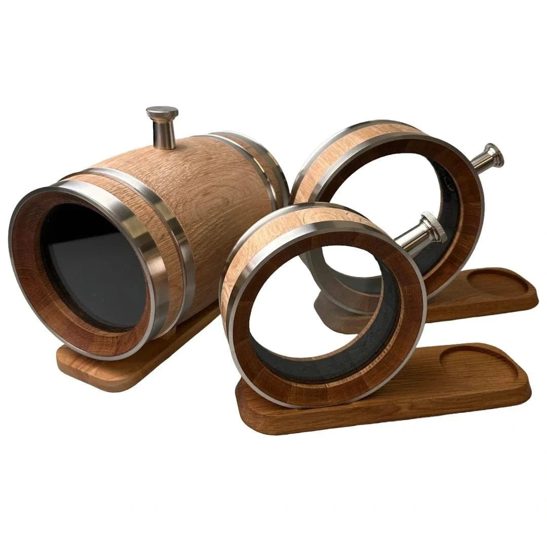 55&46° North – Porthole Decanter – Charsed Oak – 500 ml - Mood4whisky