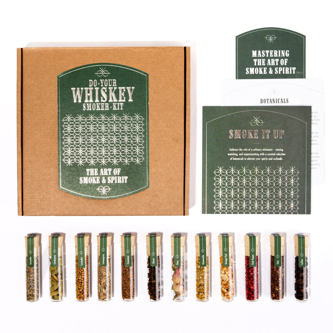 Craftly – Whisky Smoker Set – Hand - Picked Botanicals – For Smokers - Mood4whisky