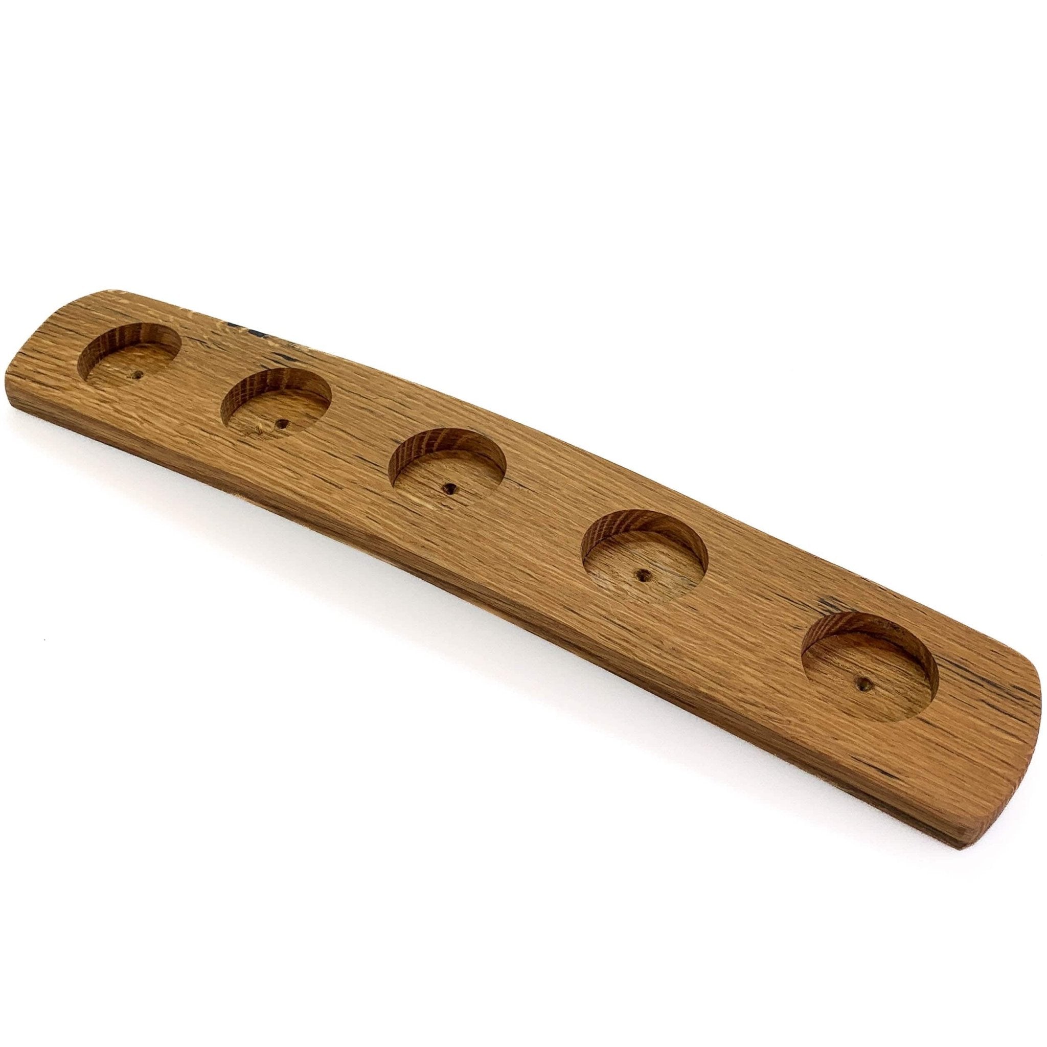 Darach – Glass Holder – Handmade – Old Whisky Barrel Wood – Holds 5 Glasses - Mood4whisky