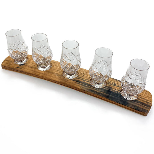 Darach – Glass Holder Set – Glencairn Cut Glasses – Gift for Whisky Lovers - Mood4whisky