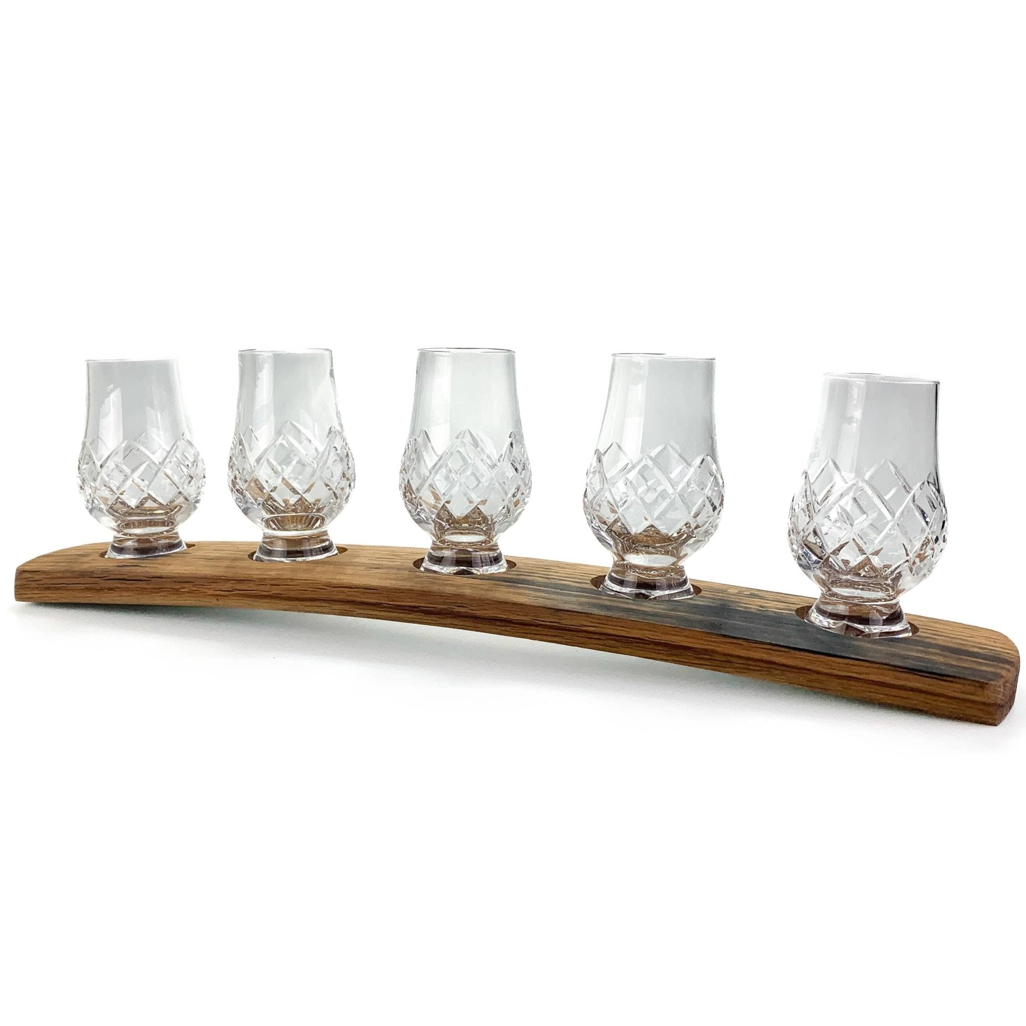 Darach – Glass Holder Set – Glencairn Cut Glasses – Gift for Whisky Lovers - Mood4whisky
