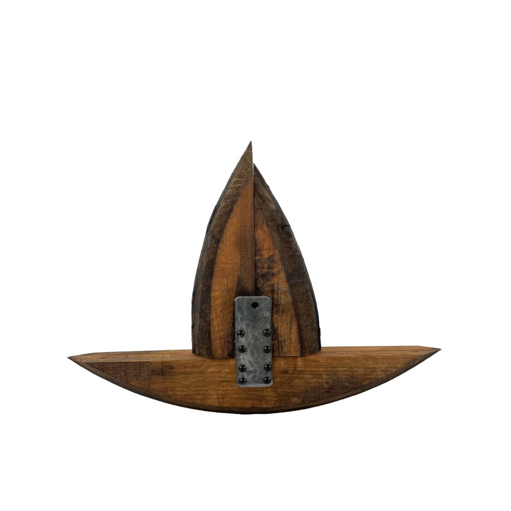 Darach – Wall Art – Handmade Sailboat – Old Whisky Barrels – 20 cm - Mood4whisky