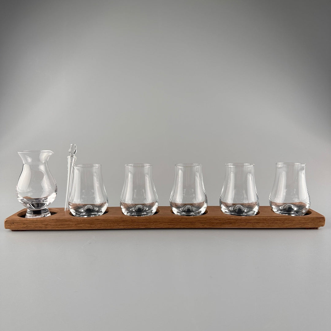 E.W.B. – Whisky Glass Holder – Handmade Oak – For Tastings - Mood4whisky