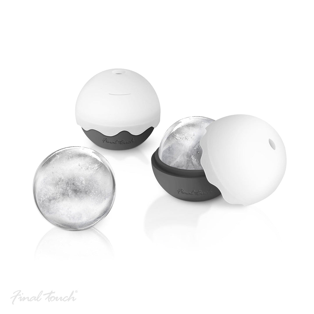 Final Touch – Ice Ball Moulds – Large 2 - Inch – Set of 2 - Mood4whisky