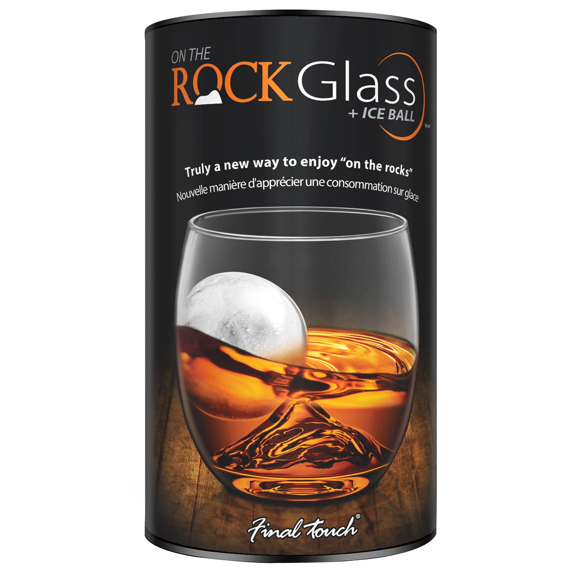 Final Touch – Rock Glass – Ice Ball Mould – 236 ml – Set of 2 - Mood4whisky