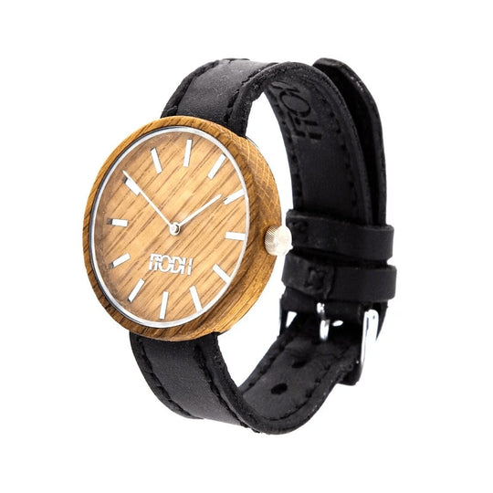 FIODH – Whisky Watch – Handmade Leather – Black Strap - Mood4whisky