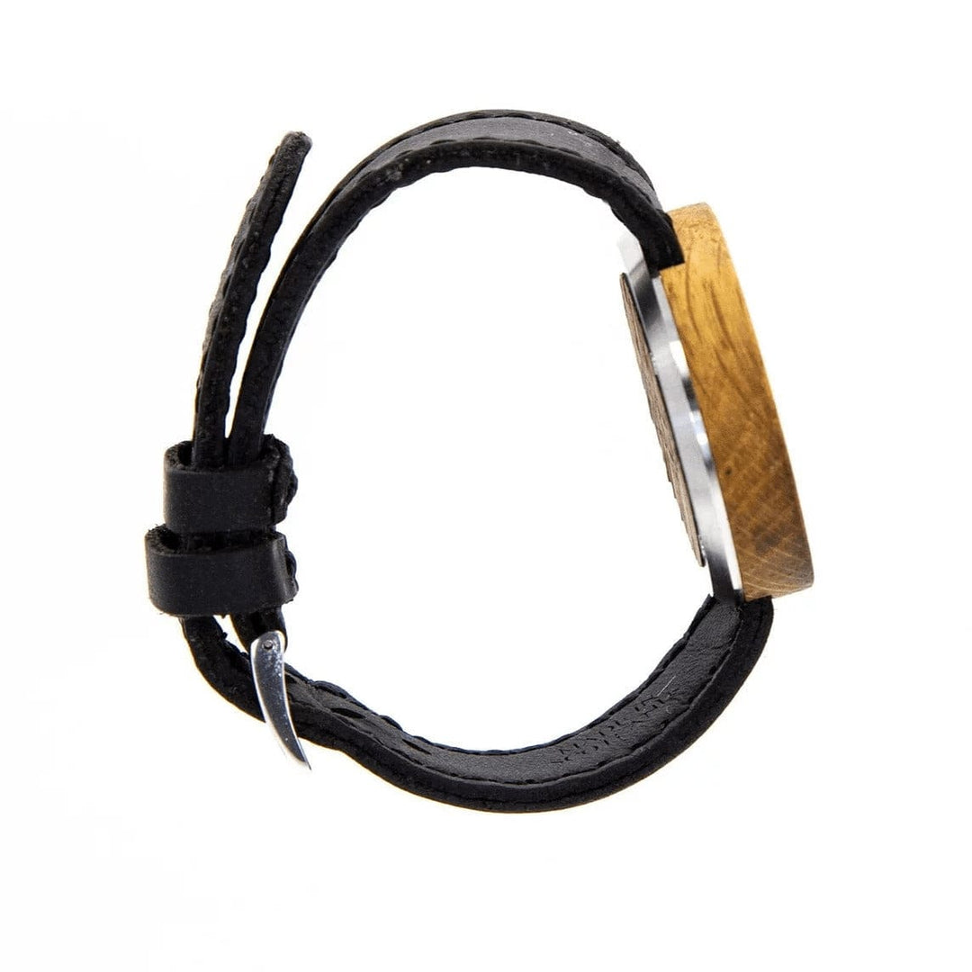 FIODH – Whisky Watch – Handmade Leather – Black Strap - Mood4whisky