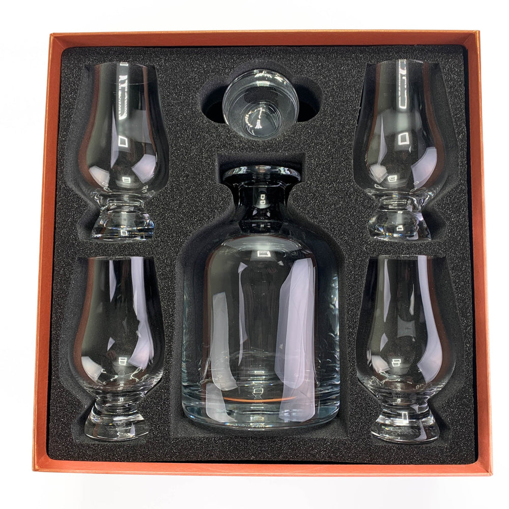 Glencairn – Decanter Gift Set – Lead - Free Crystal – 5 Pieces - Mood4whisky