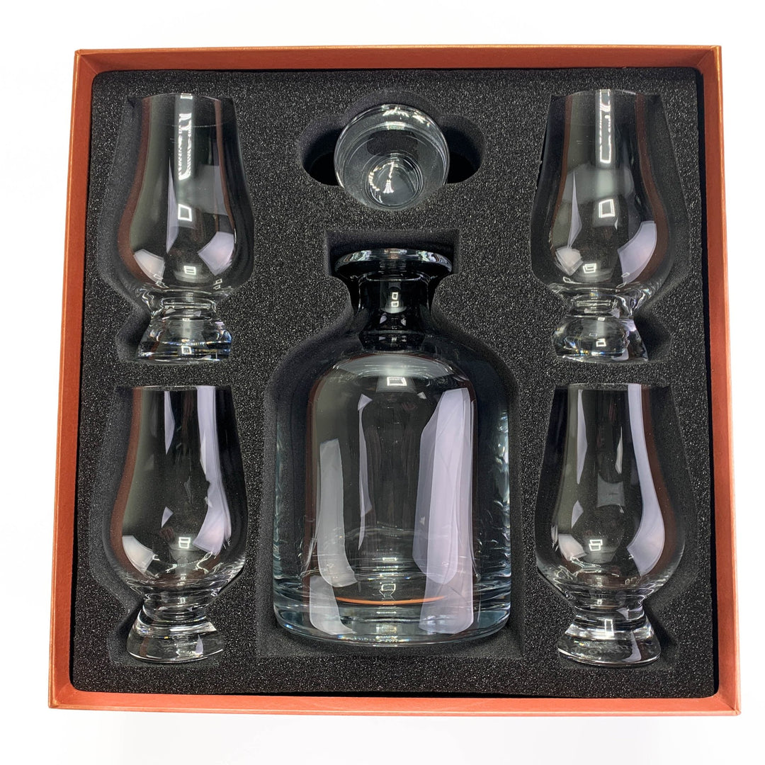 Glencairn – Decanter Gift Set – Lead - Free Crystal – 5 Pieces - Mood4whisky