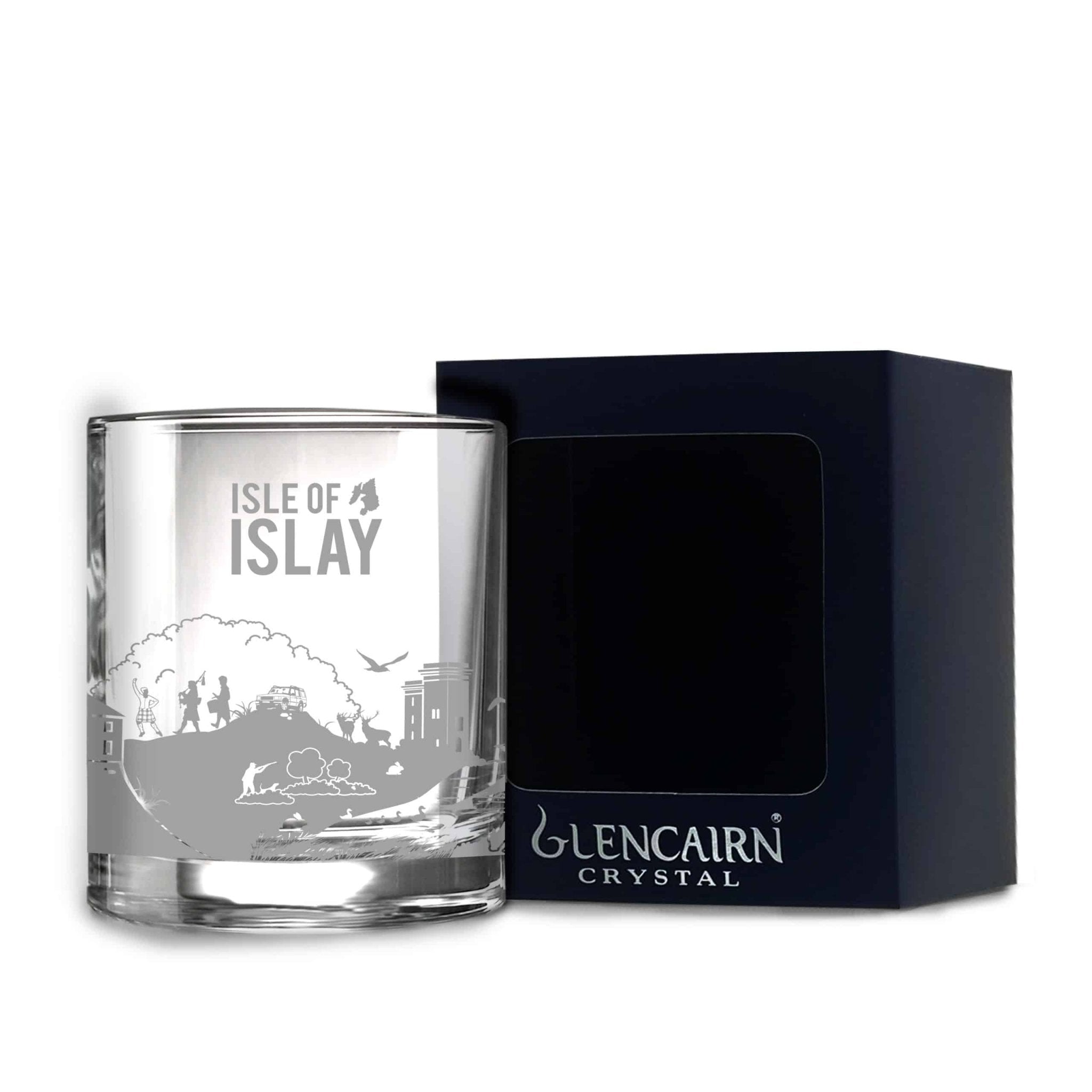 Glencairn – Skyline Whisky Tumbler – Engraved Crystal – 320 ml - Mood4whisky