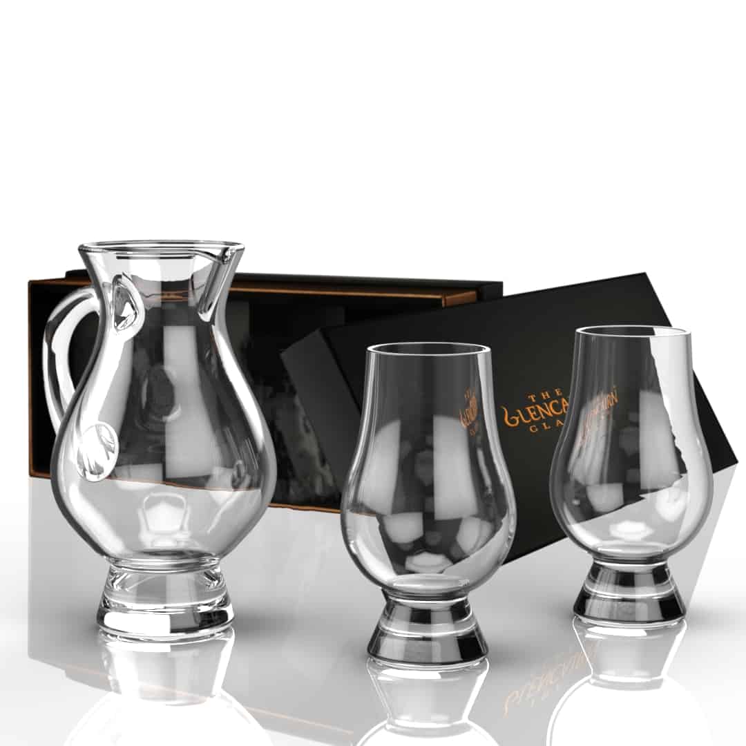 Glencairn – Water Jug Gift Set – Lead - Free Crystal – 3 Pieces - Mood4whisky