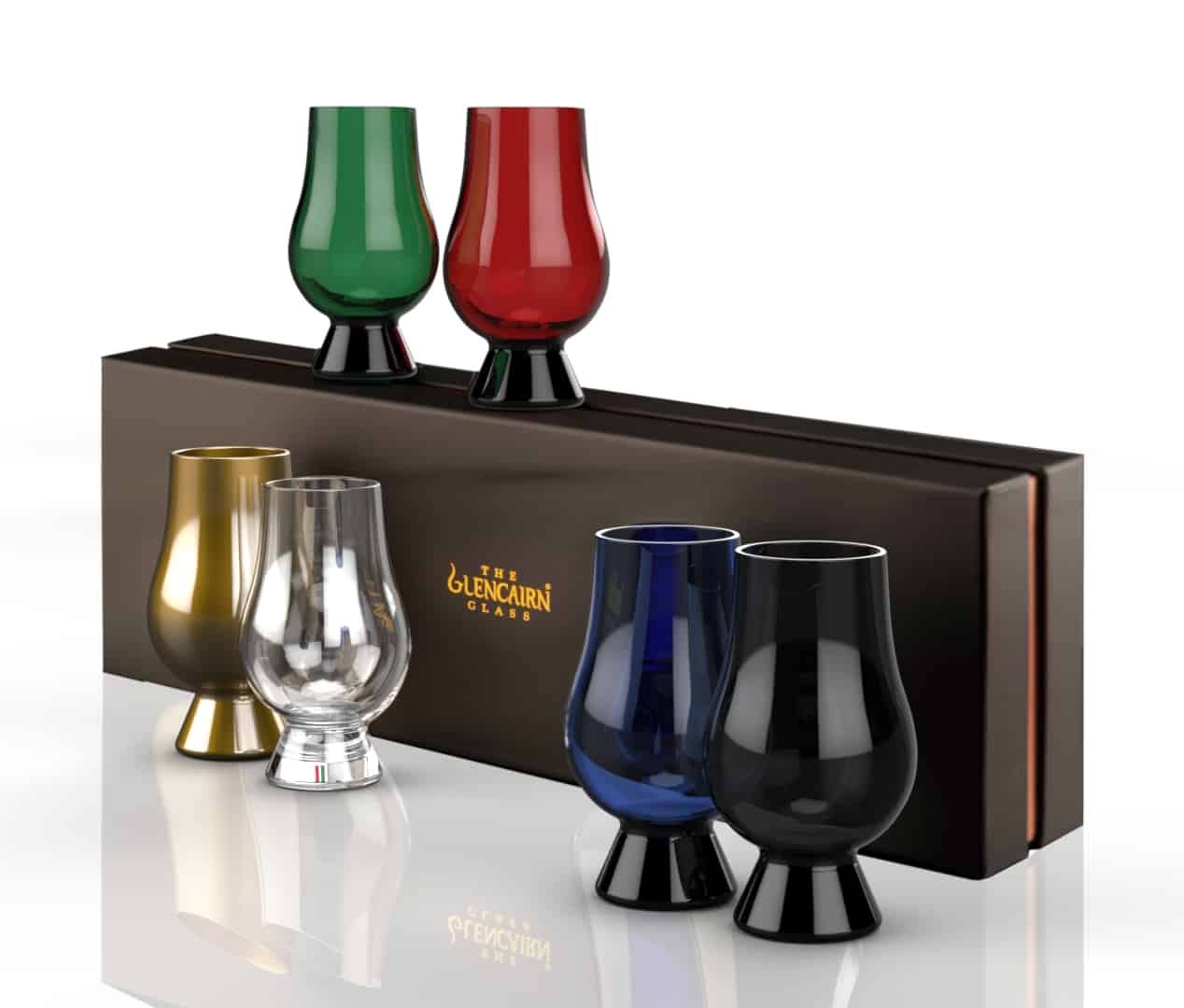 Glencairn – Whisky Blind Tasting Set – Colored Glasses – Set of 5 - Mood4whisky