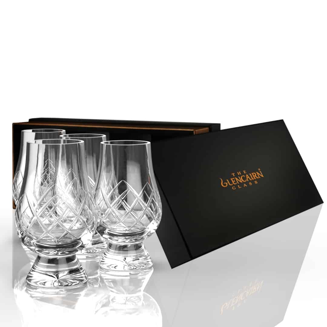 Glencairn – Whisky Glass – Lead Crystal – Set of 4 – Gift Box - Mood4whisky