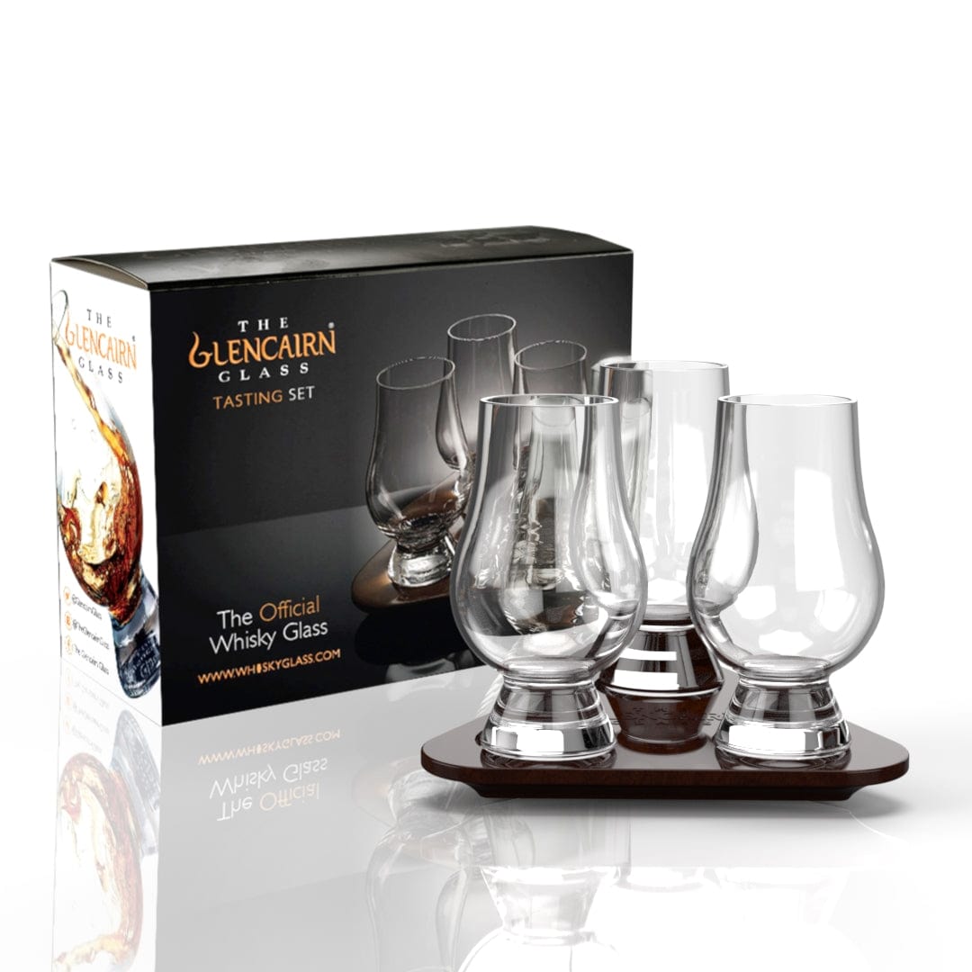 Glencairn – Whisky Tasting Set – Oak Tray – Set of 3 Glasses - Mood4whisky