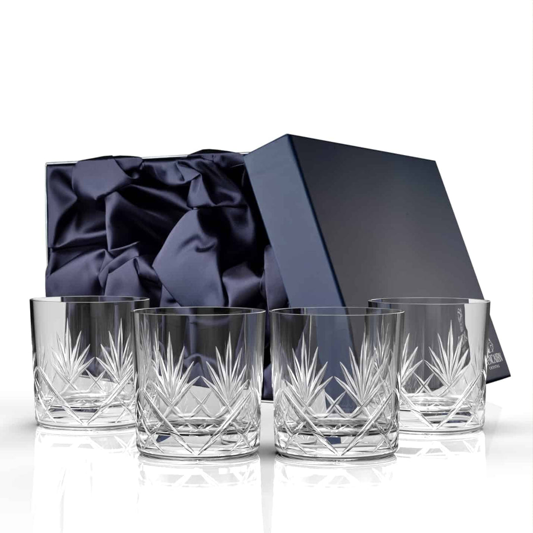Glencairn – Whisky Tumbler Set – Lead Crystal – Gift Set of 4 - Mood4whisky