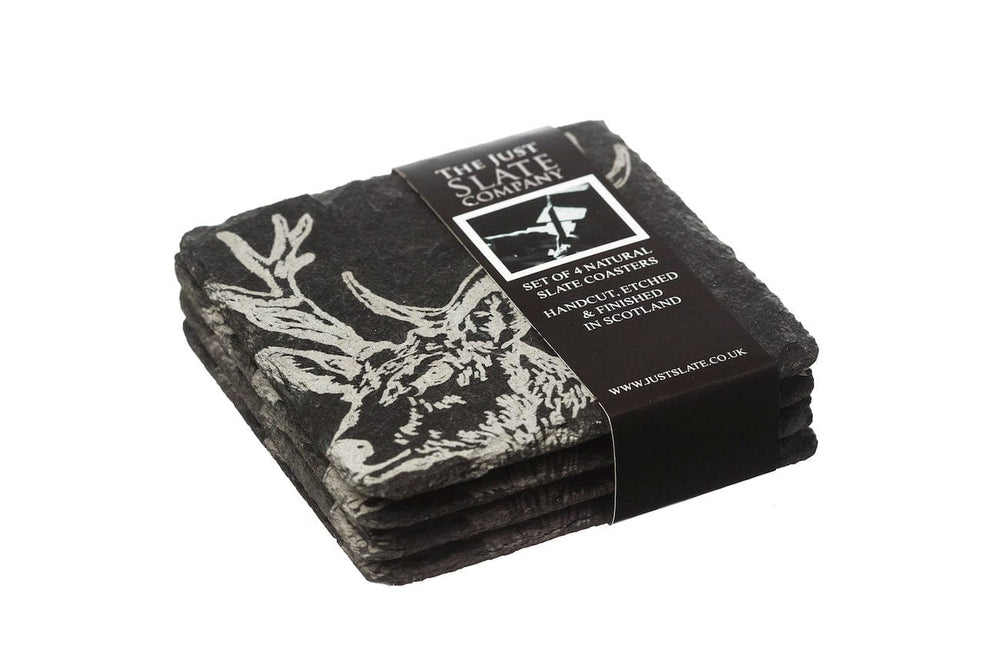 Just Slate Company – Coasters – Country Animal Slate – Set of 4 - Mood4whisky