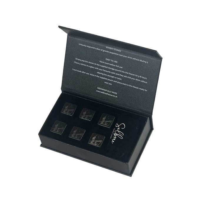 Just Slate Company – Whisky Stones – Engraved – Gift Set - Mood4whisky
