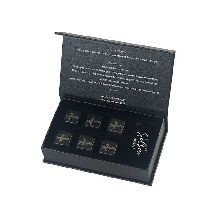 Just Slate Company – Whisky Stones – Engraved Granite – Gift Set - Mood4whisky