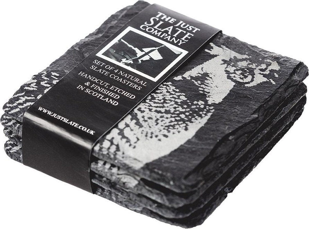 Just Slate – Pheasant Coasters – Handcrafted Slate – Set of 4 - Mood4whisky