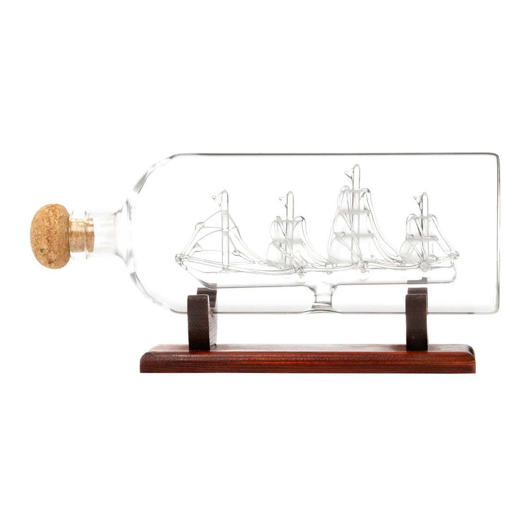 Original Products UK – Whisky Decanter – Handmade Glass – Ship in Bottle – 750 ml - Mood4whisky