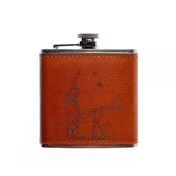Selbrae House – Hip Flask – Leather – Outdoor Compact - Mood4whisky