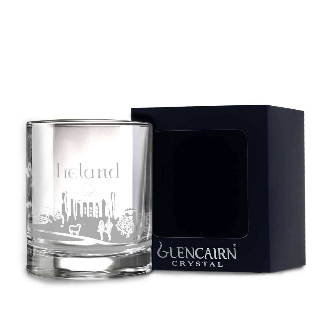 Skyline – Whisky Tumbler – Engraved Glencairn Crystal – Ireland - Mood4whisky