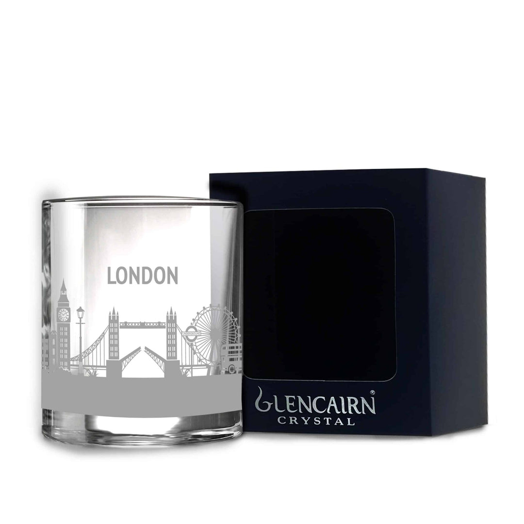 Skyline – Whisky Tumbler – Engraved – Glencairn Crystal – Scotland - Mood4whisky