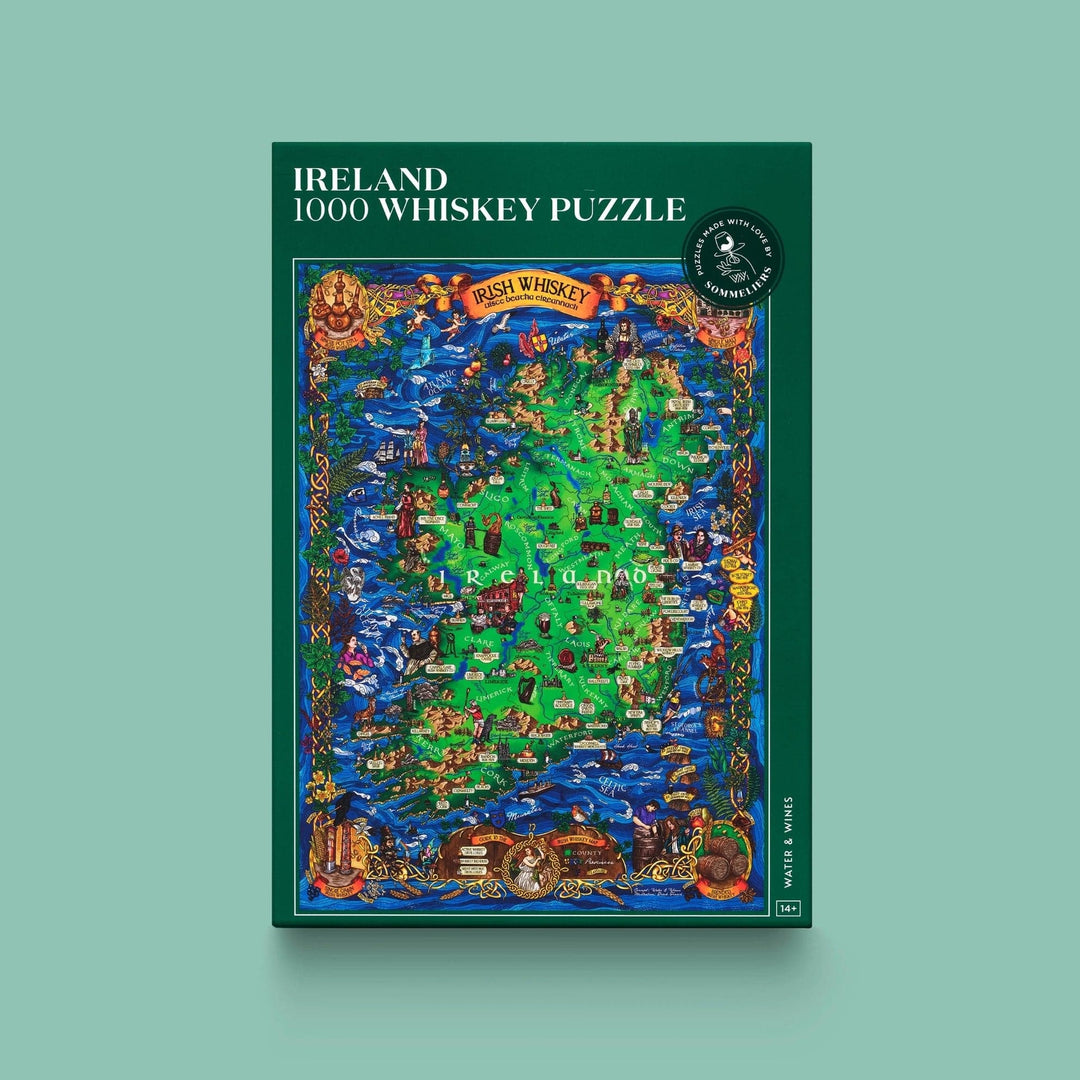 Water & Wines – Jigsaw Puzzle – Irish Whiskey – 1000 Pieces – Age 14+ - Mood4whisky