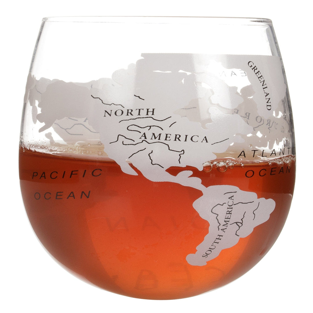 Whiskey Glass – Globe Rockers – High - Quality Glass – Set of 2 - Mood4whisky